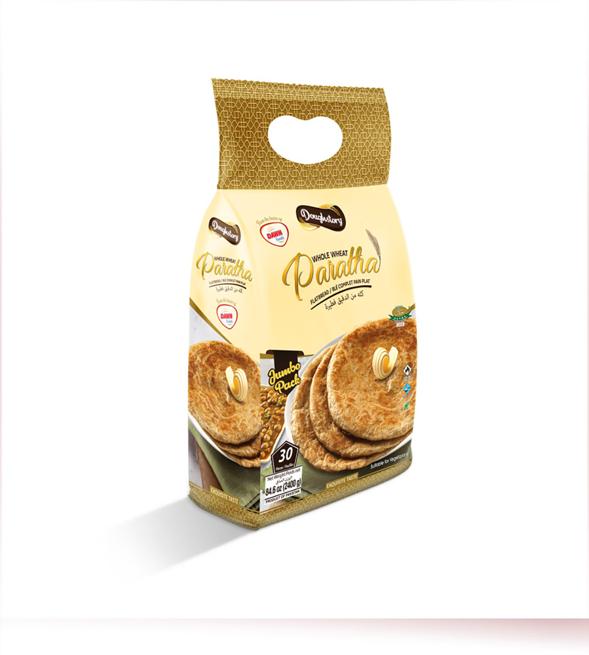 Whole Wheat Paratha Jumbo Pack Doughstory